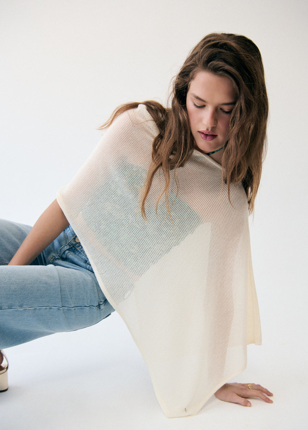 Sequin cape