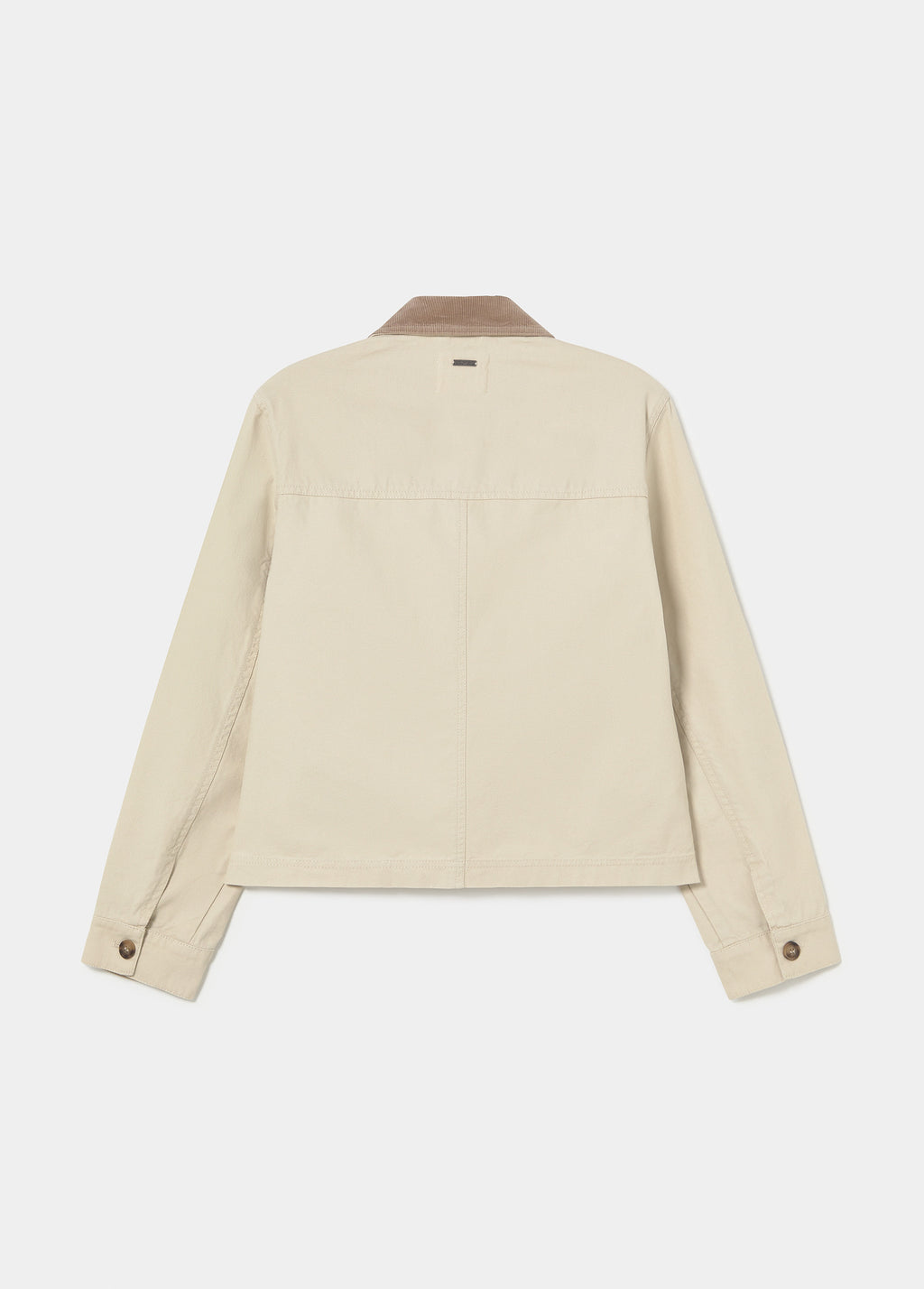 Short jacket with front pockets
