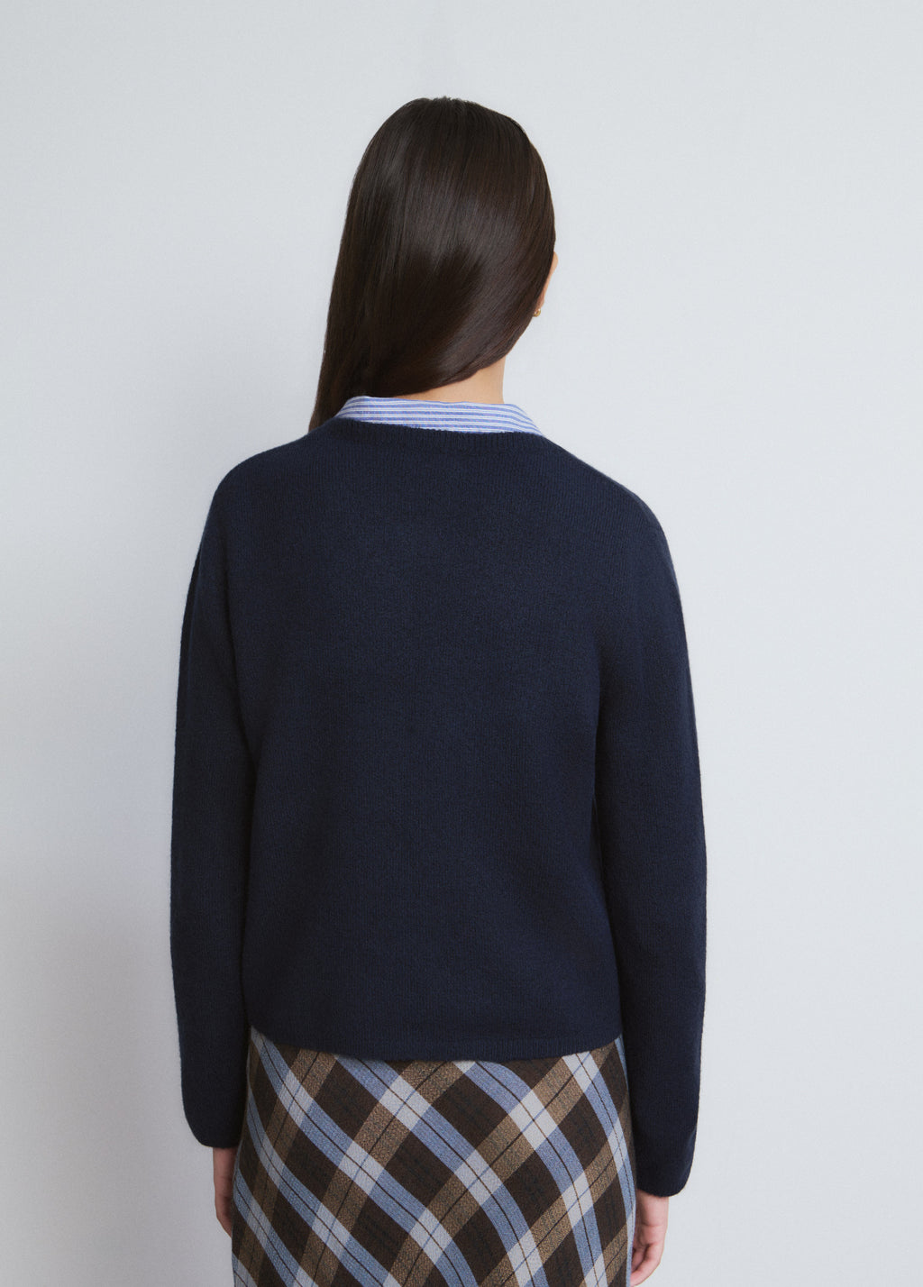 Basic knit jacket with buttons