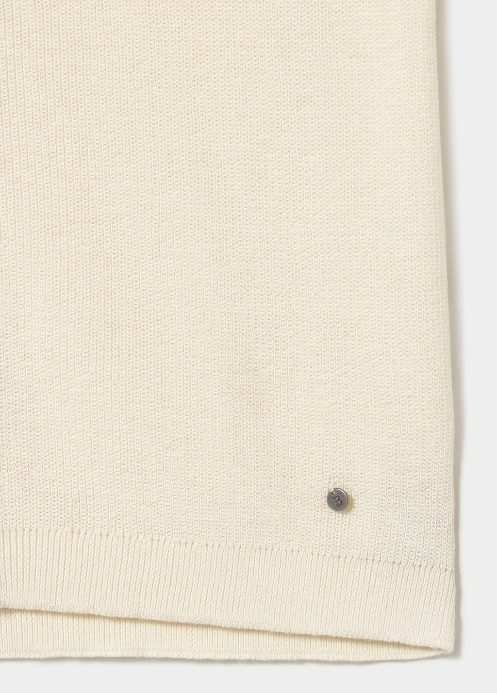 Short sleeve button knit jacket