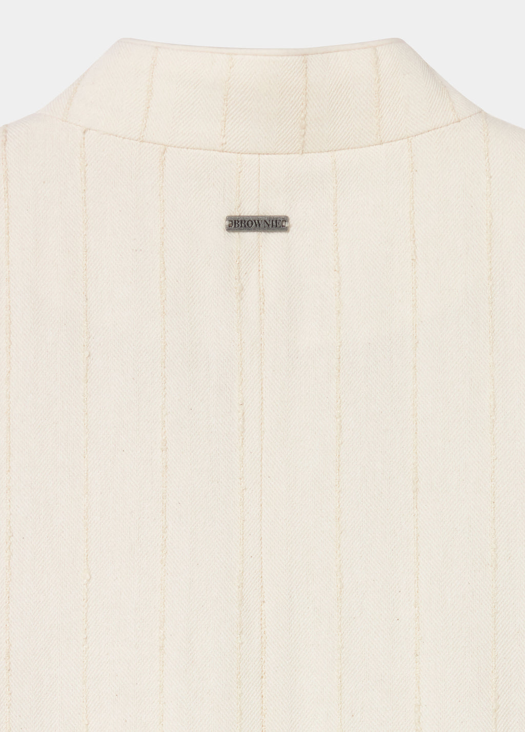Textured knit jacket with trims