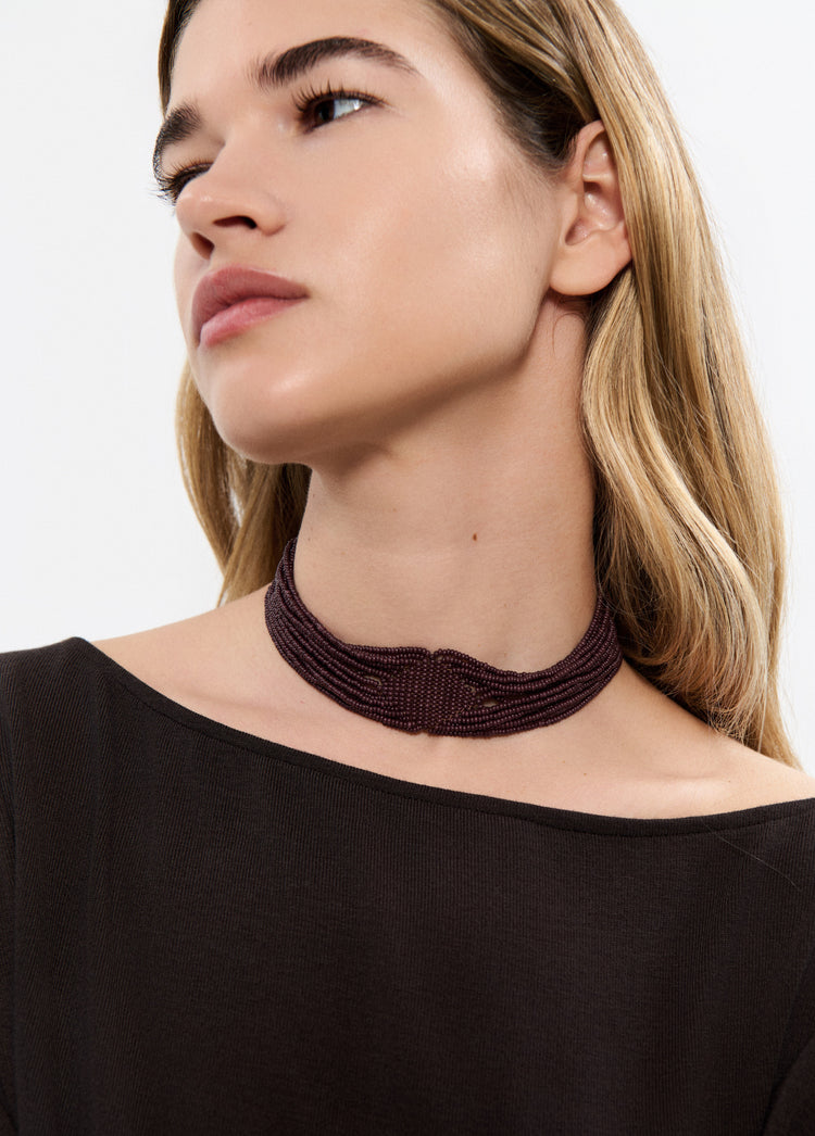 Choker mit Mini-Perlen