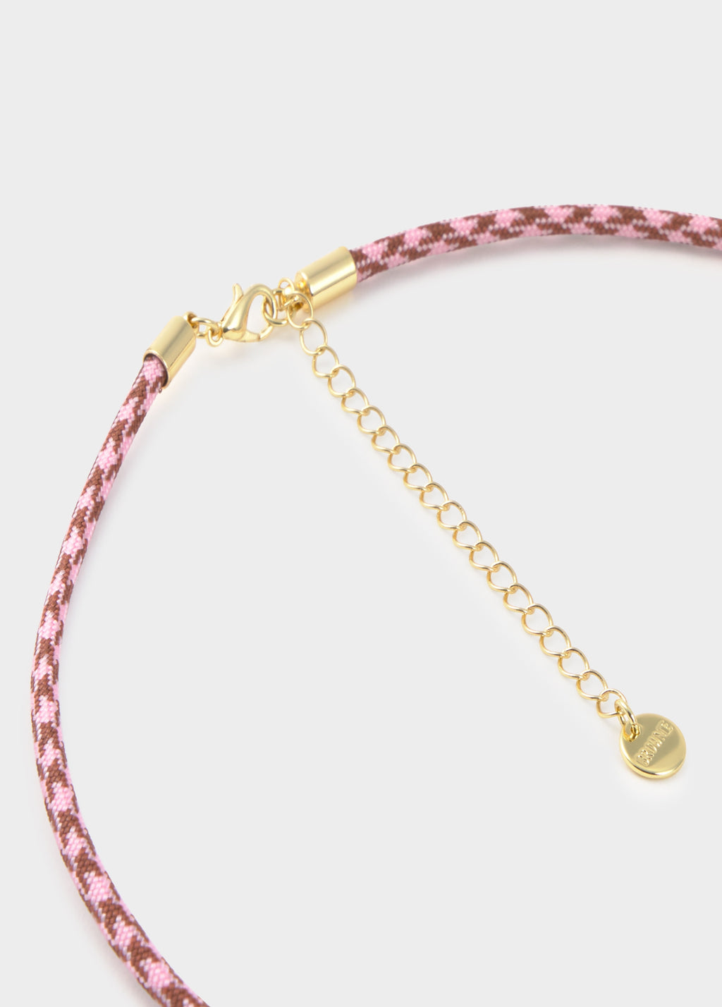Heart rope necklace