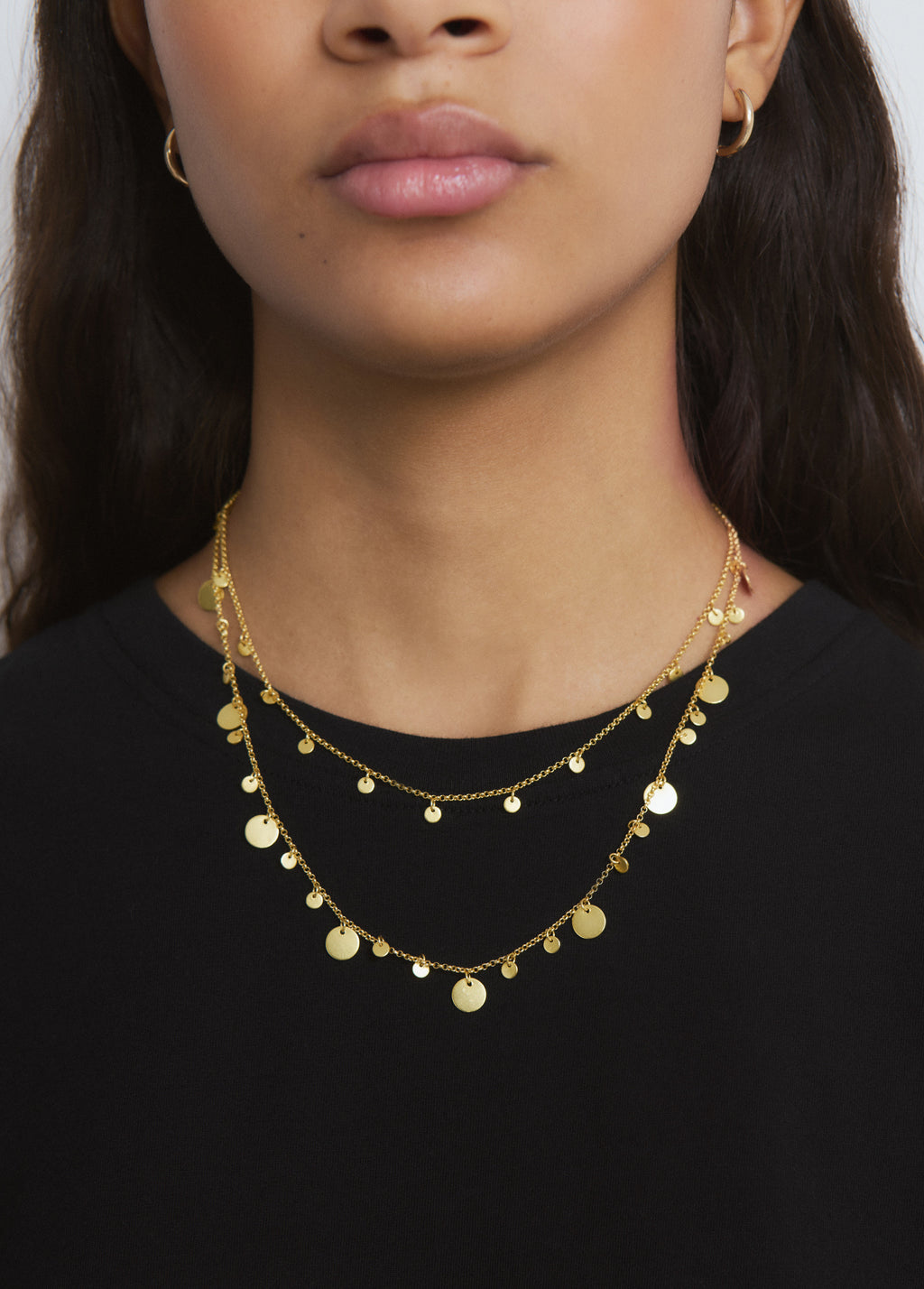 Double pendant necklace