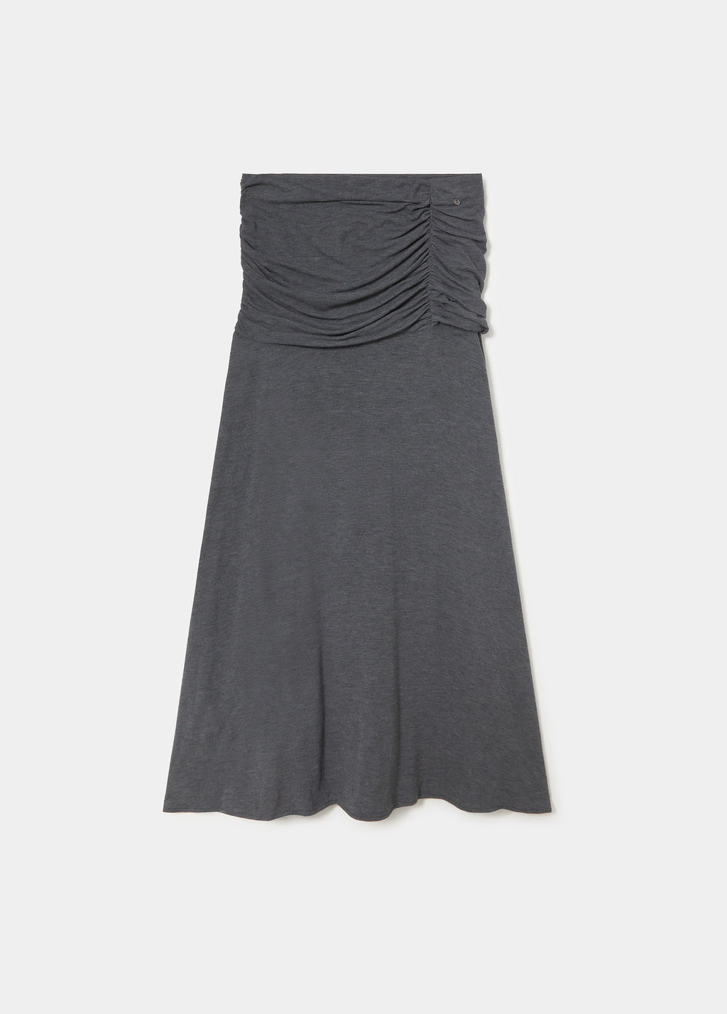 Draped midi skirt