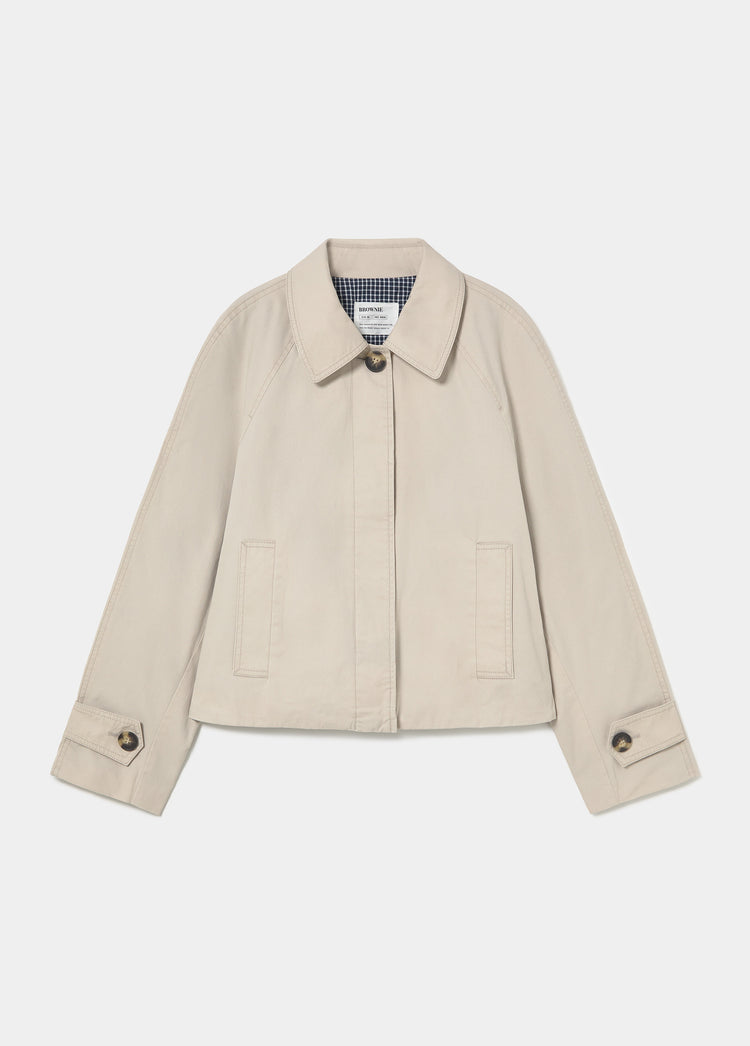 Gepolsterter Trenchcoat