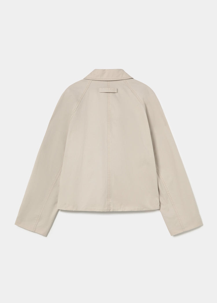 Gepolsterter Trenchcoat