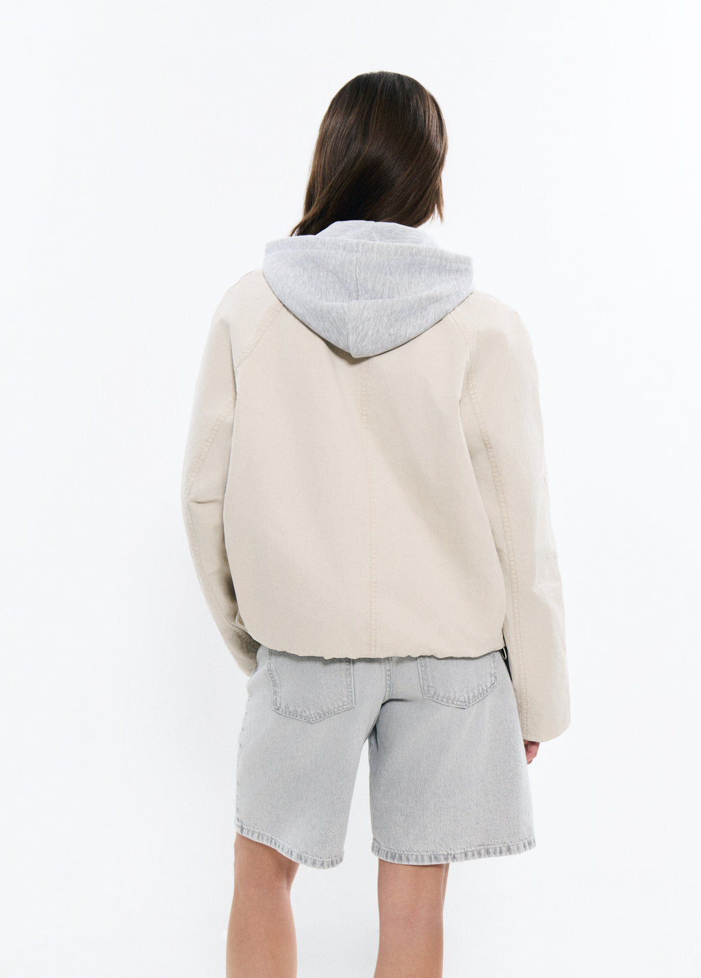 Gabardine bouffante