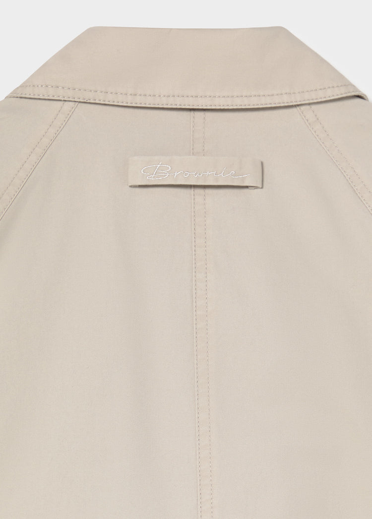Gepolsterter Trenchcoat