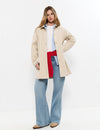 Mid-length trench coat