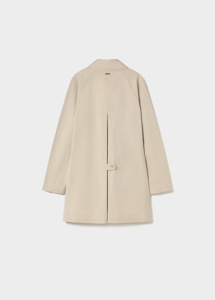 Mid-length trench coat