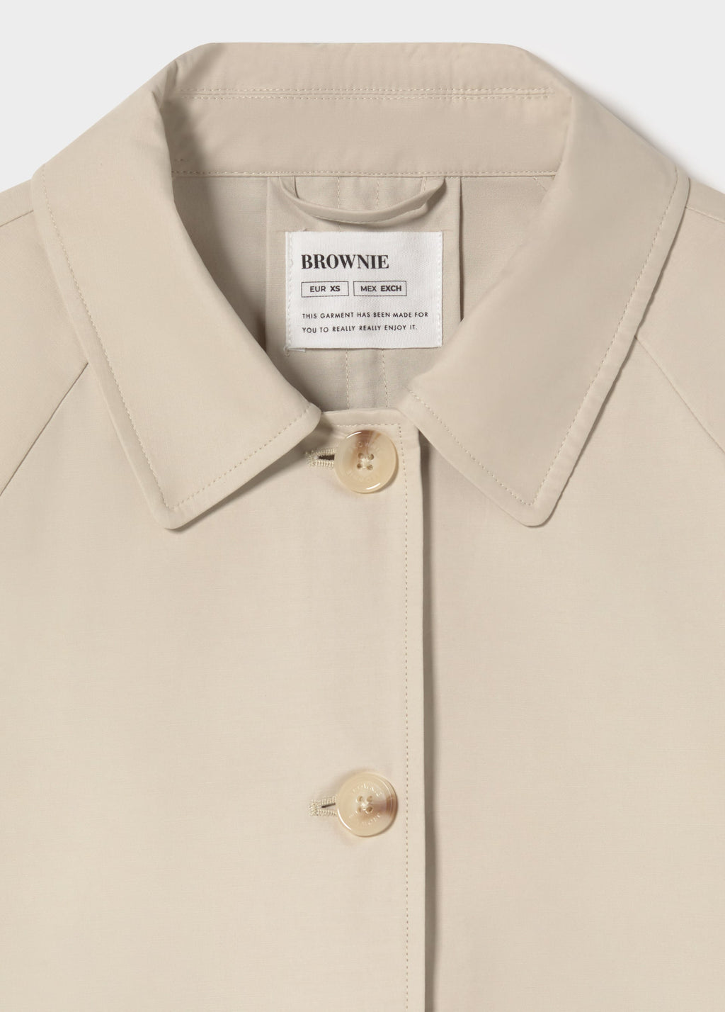 Mid-length trench coat