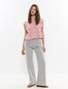 Jeans bolsillo parche estrella