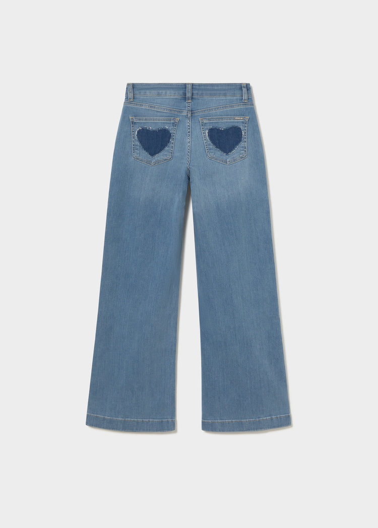 Jeans met zakpatch