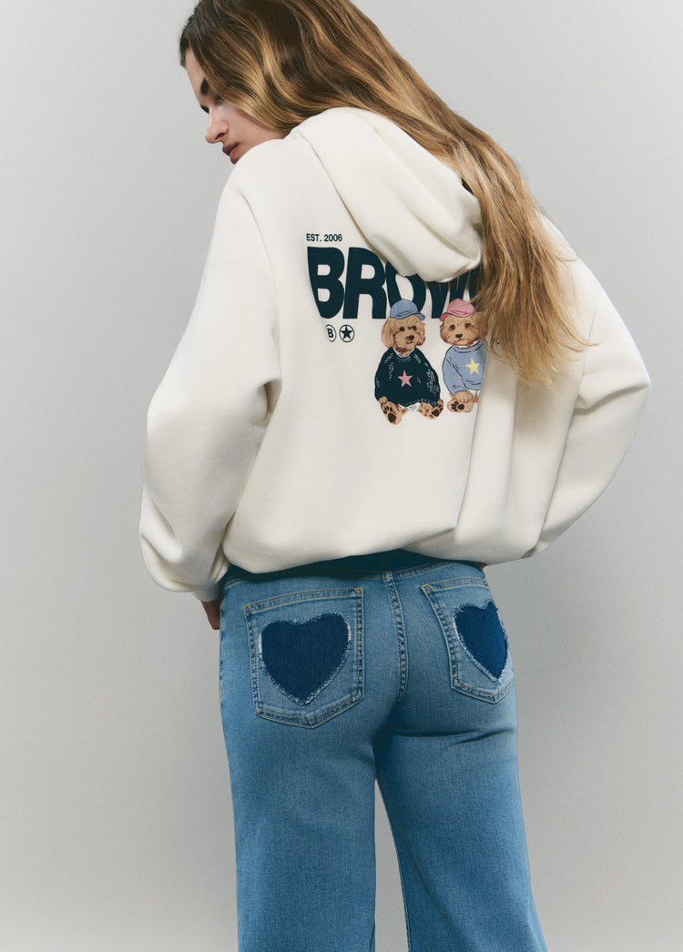 Jeans met zakpatch