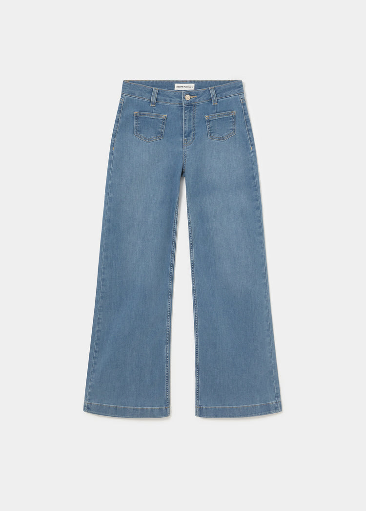 Jeans met zakpatch