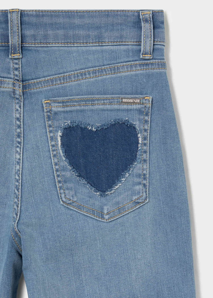 Jeans met zakpatch
