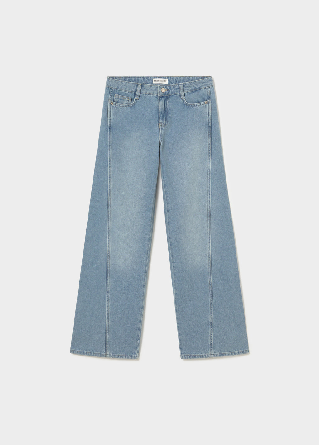 Culotte jeans with flared legs