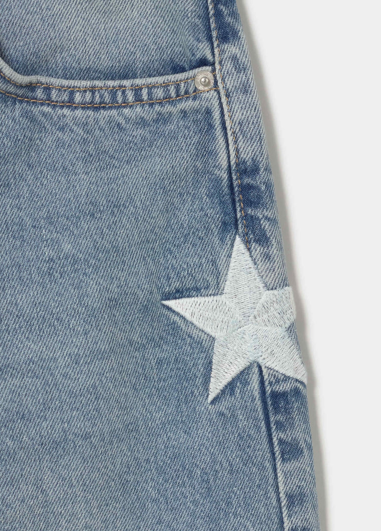 Jeans met sterren aan de zijkant