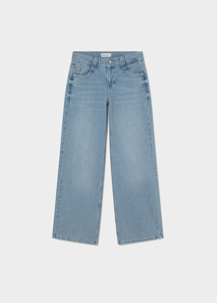 Relaxte jeans met lage taille