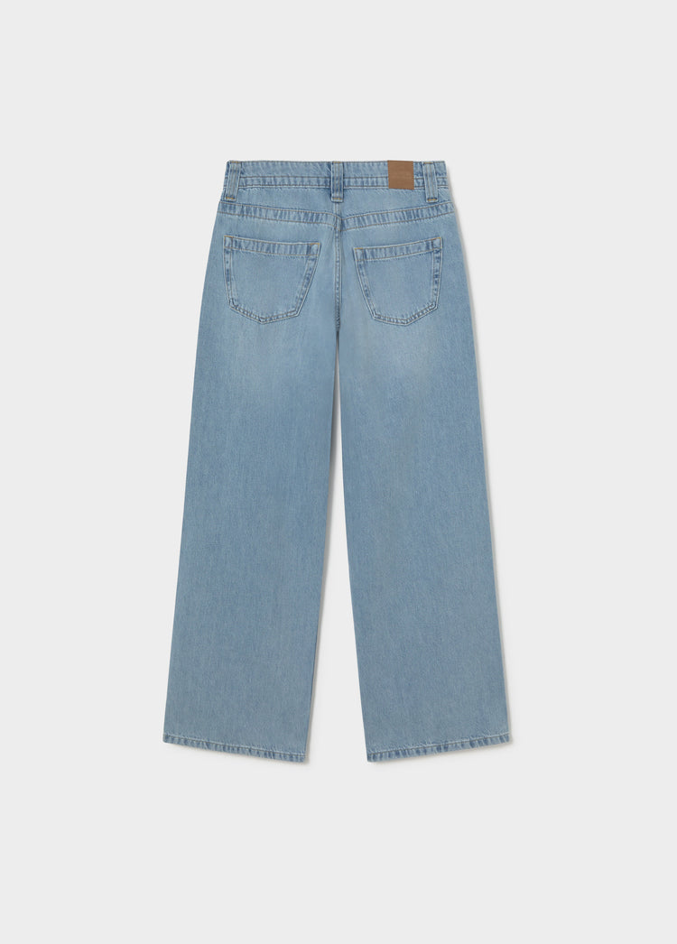 Relaxte jeans met lage taille