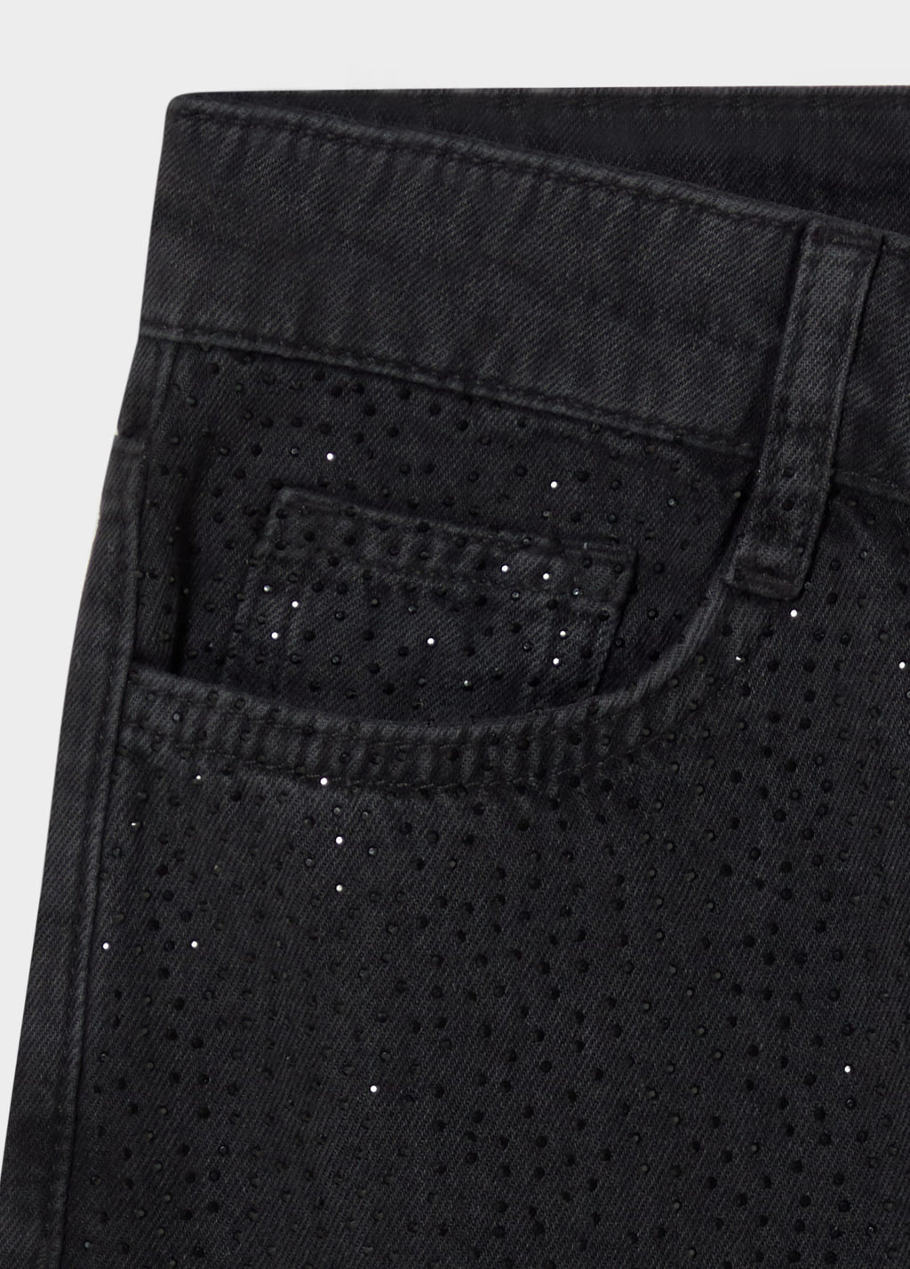 Jeans strass décontracté