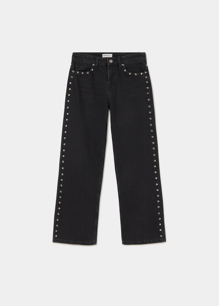Jeans met sterstuds