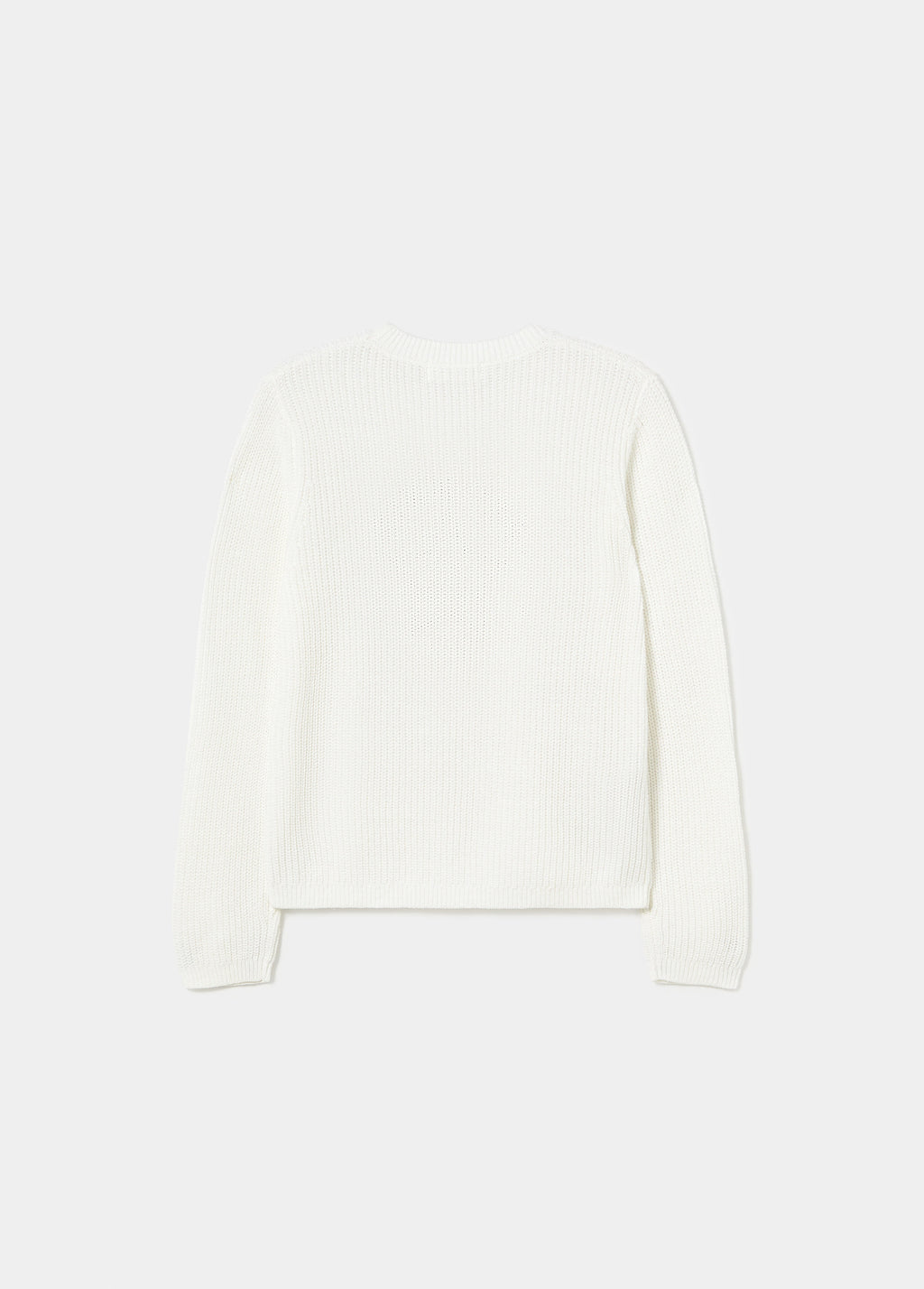 Embroidered sweater with flocked star