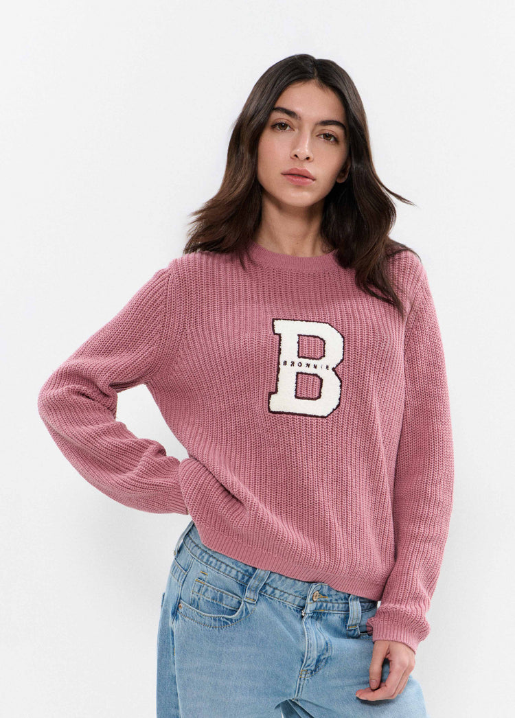 Embroidered sweater