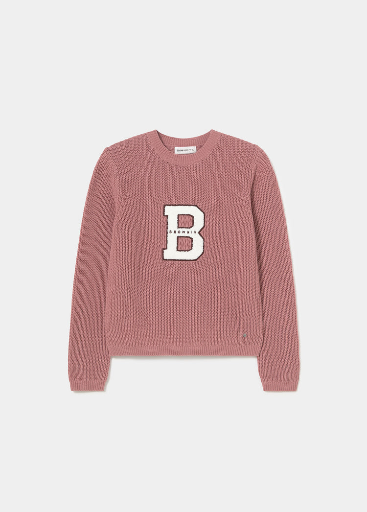 Embroidered sweater