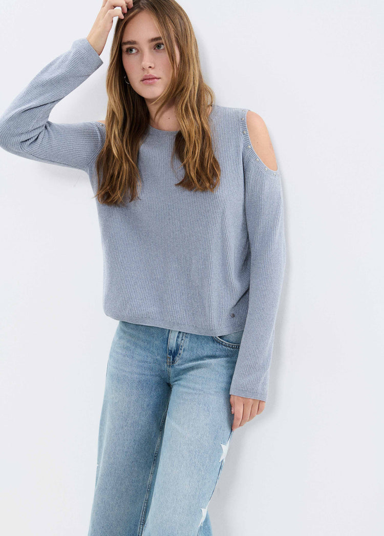 Chenille trui met sterren