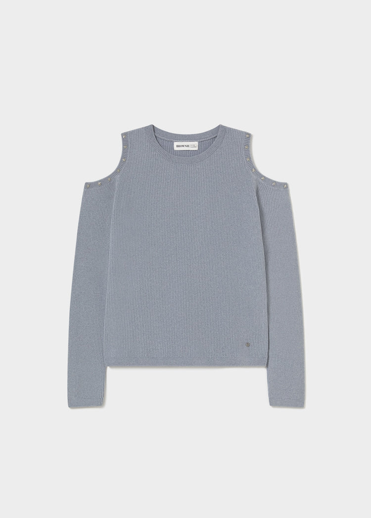 Chenille trui met sterren