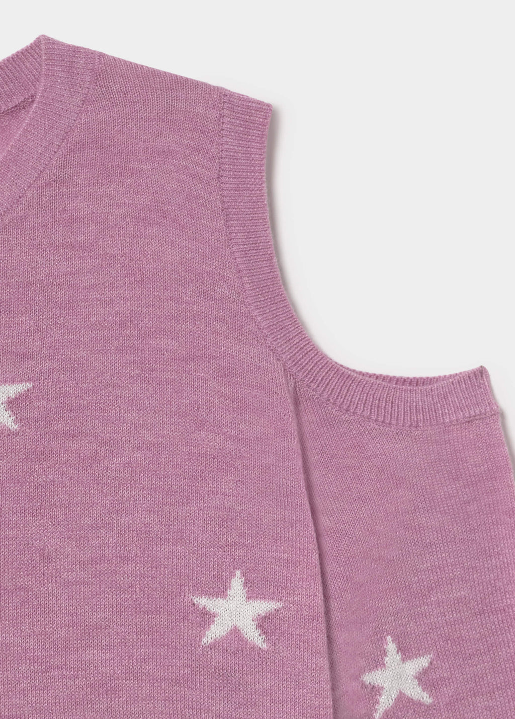 Star shoulder sweater