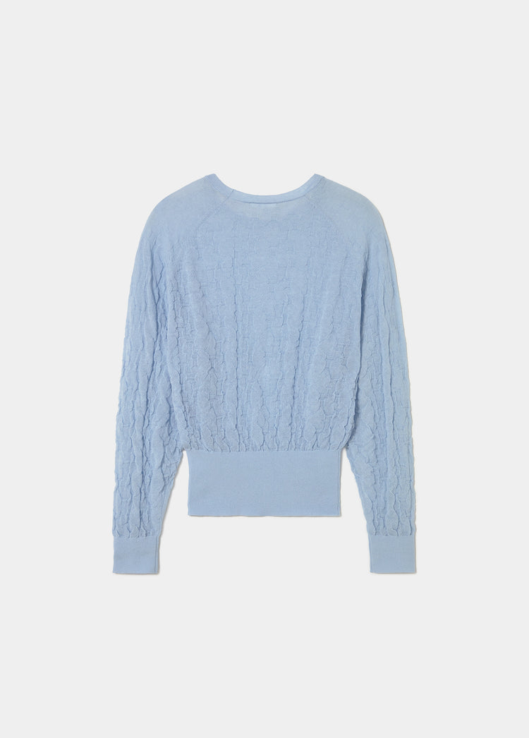 Textured thread sweater