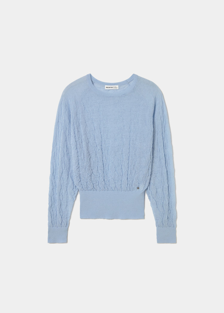 Textured thread sweater