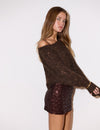 Open-knit sweater