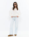 Jersey slouchy manga ranglan