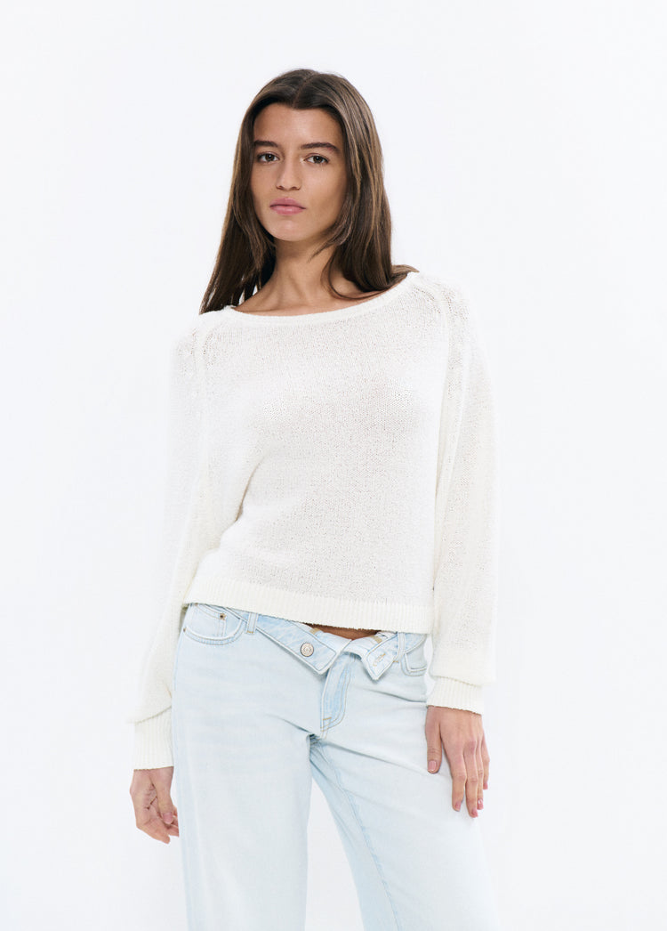 Slouchy trui met raglanmouwen