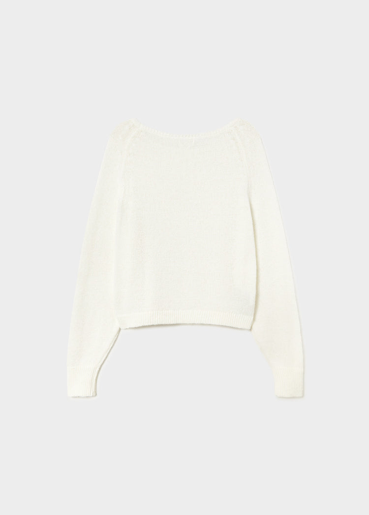 Slouchy trui met raglanmouwen