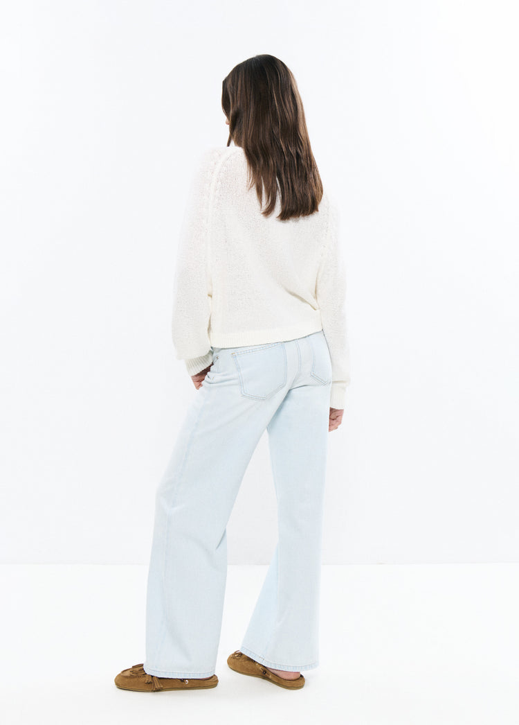Slouchy trui met raglanmouwen