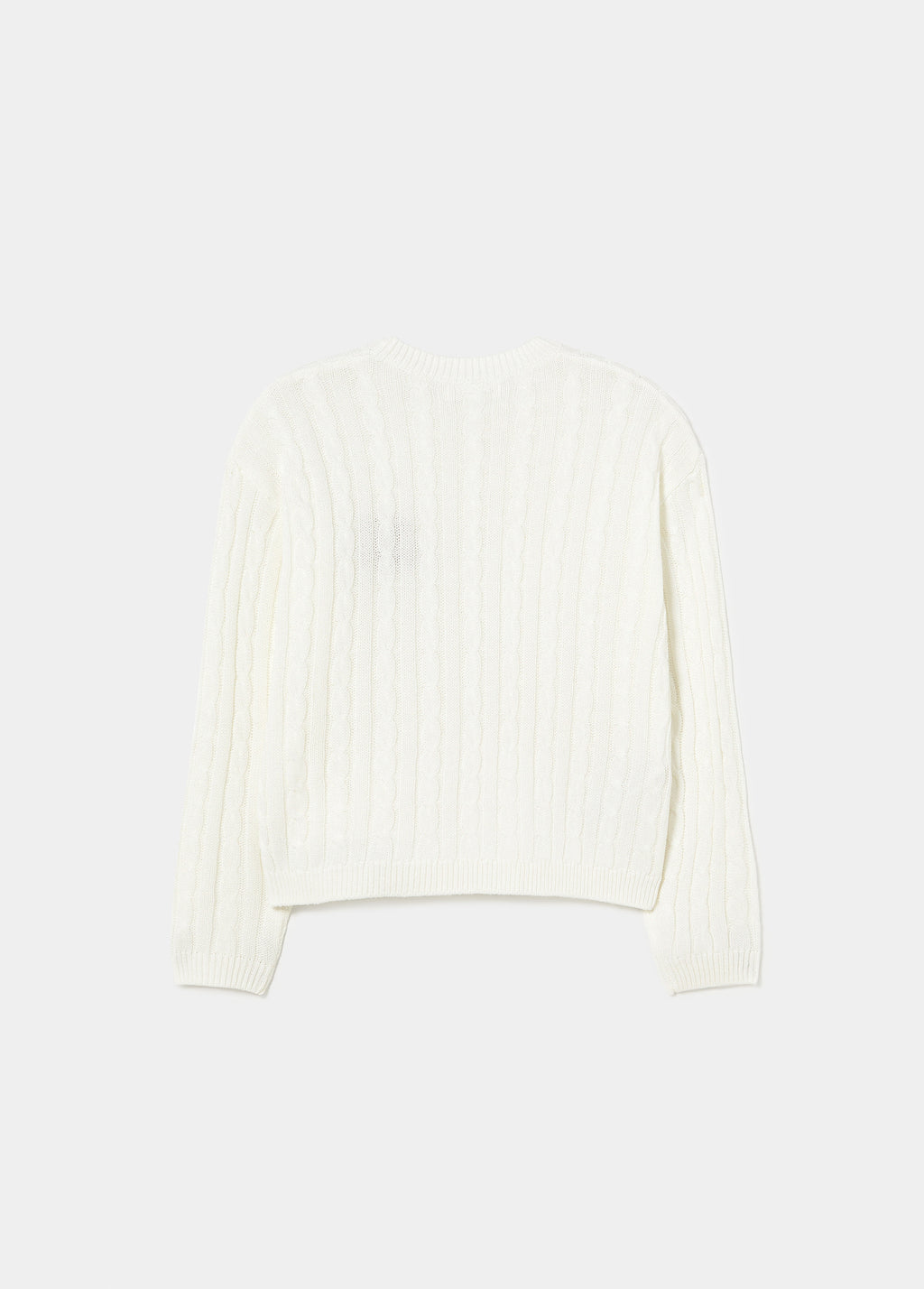 Braided dog sweater