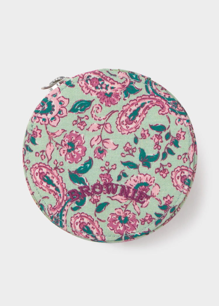 Round printed jewelry box
