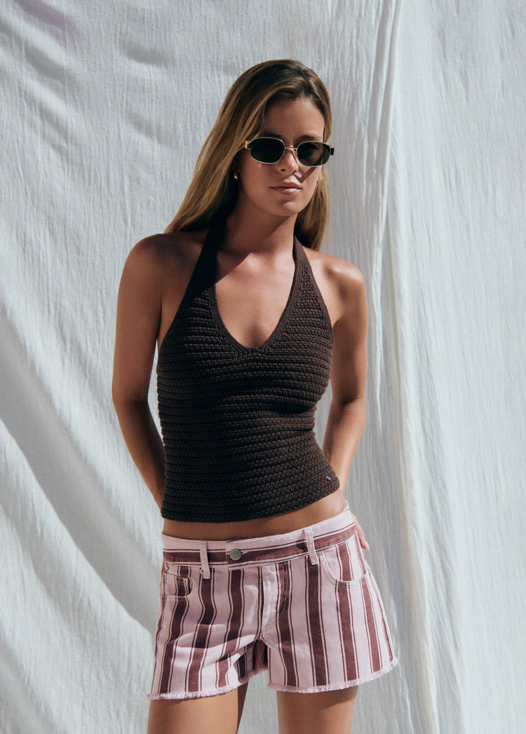 Crochet halter top