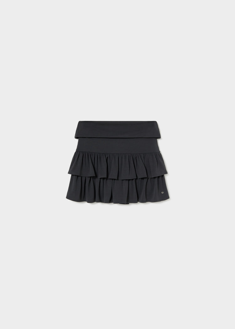 Mini rok met volant