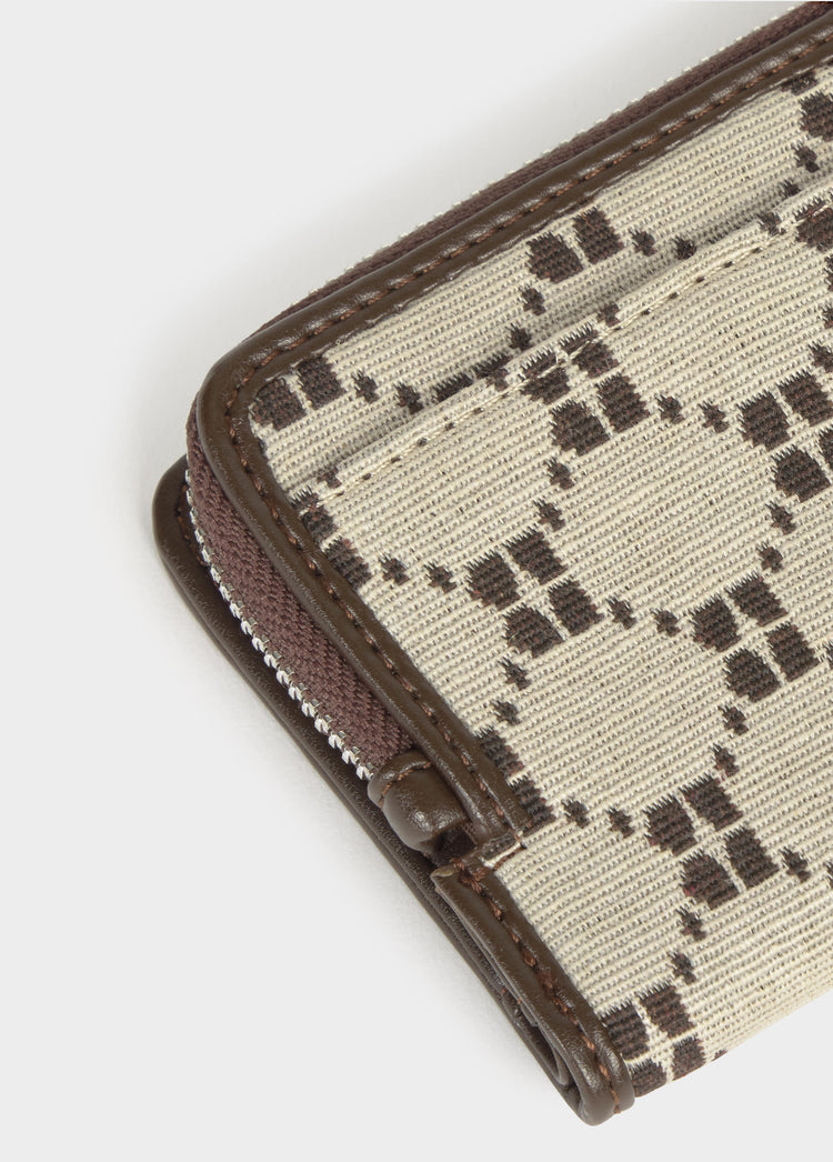 Monedero jacquard logo