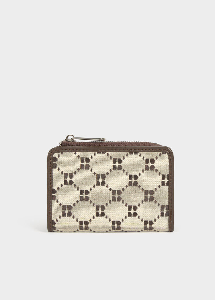 Monedero jacquard logo