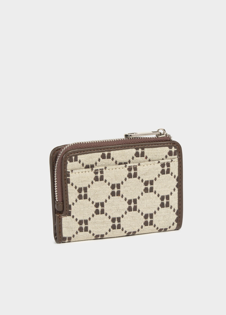 Monedero jacquard logo