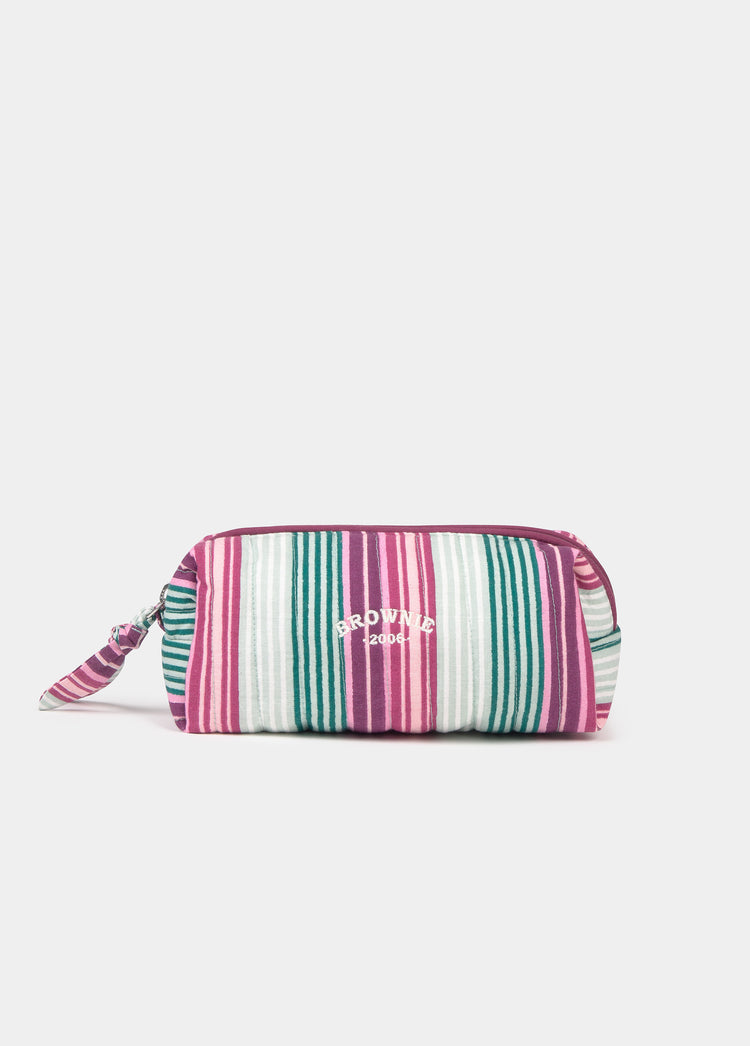 Small printed toiletry bag