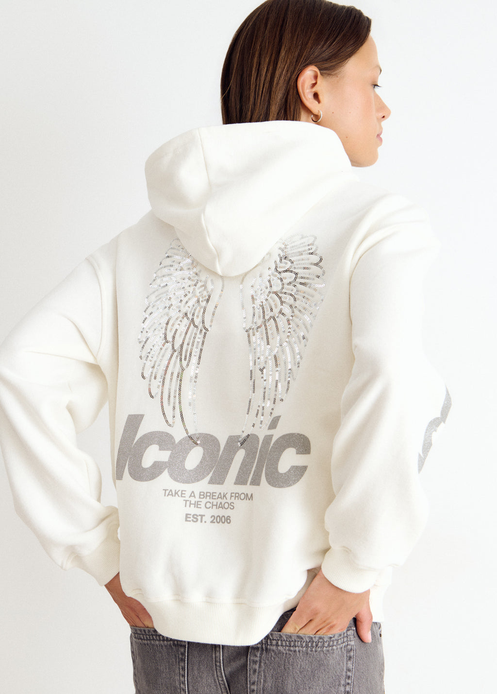Hoodie with wings