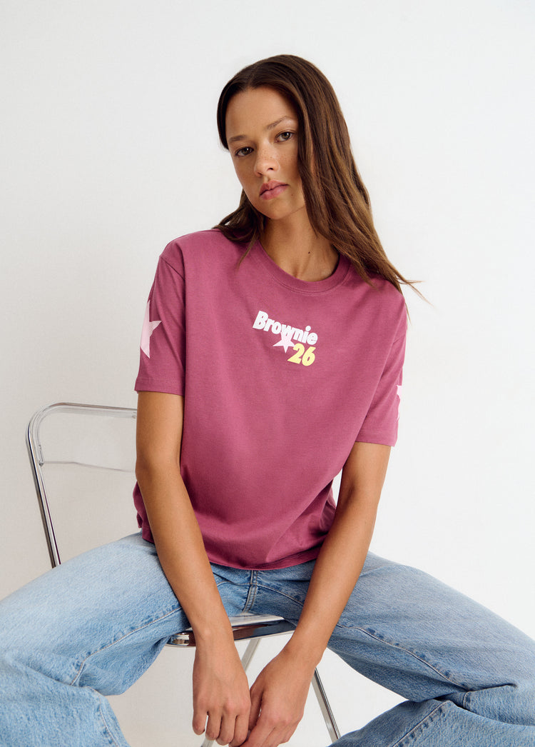 Surfer print T-shirt
